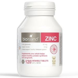 Bio Island Zinc viên uống hỗ trợ bổ sung kẽm 120 viên