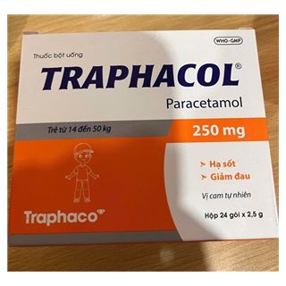 Thuốc bột uống Traphacol 250 mg