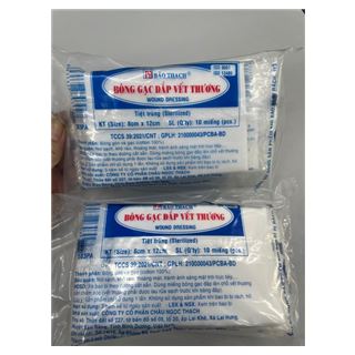 Gạc dắp vết thương 8 x 12