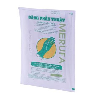 Găng tay phẫu thuật tiệt trùng Meruphar số 7.5