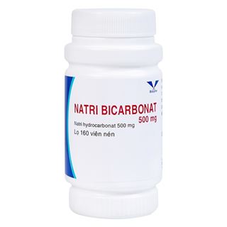 Natri bicarbonat 500mg L/160