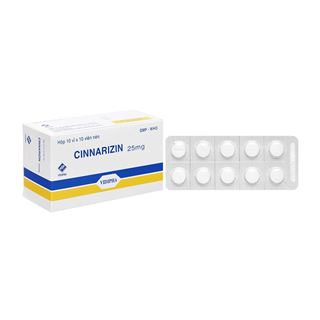 Cinnarizin 25mg H/100v Vidipha