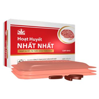 Hoạt huyết Nhất Nhất - Hộp x 3 vỉ x 10 viên