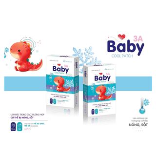 Miếng dán hạ sốt 3a baby cool patch
