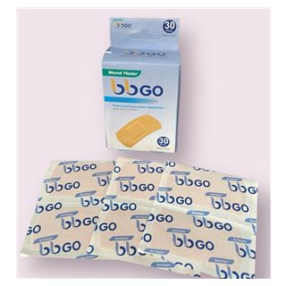 Băng dính y tế cá nhân (wound plaster) hiệu BBGo Hộp 30 miếng