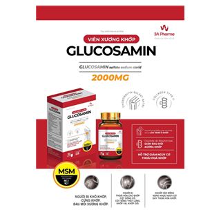 Thực phẩm bảo vệ sức khoẻ Viên xương khớp Glucosamin (Hộp 1 lọ x 50 viên)