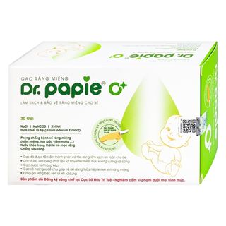Gạc răng miệng Dr. Papie (30 gói)