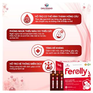 FEROLLY ( hộp 20 ống)