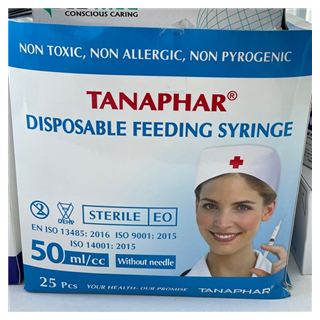 Bơm cho ăn sử dụng một lần TANAPHAR 50ml/cc