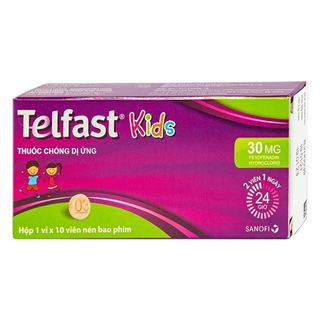 Telfast kids 30mg tabco bl10 m24
