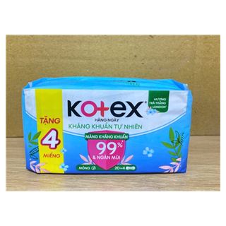 BVS Kotex hằng ngày kháng khuẩn tự nhiên 2048