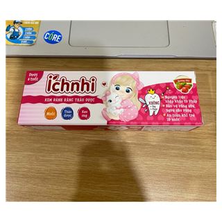 Ích Nhi Kem Đánh RăngThảo Dược hương dâu < 6 tuổi (50g)