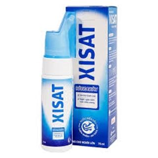 Dung dịch vệ sinh mũi - Người lớn Nước biển sâu Xisat (75 ml), Việt Nam, (01 chai/hộp)