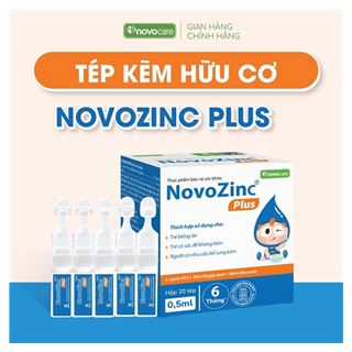NovoZinc plus 0.5ml H20 (Hộp 4 vỉ x 5 ống)