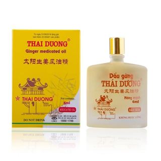 Dầu gừng Thái Dương (Hộp 1 lọ x 6ml)
