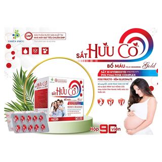 Thực phẩm bảo vệ sức khỏe SẮT HUU CO BỔ MÁU FELIC HEMORON GOLD (Hộp 90 viên)