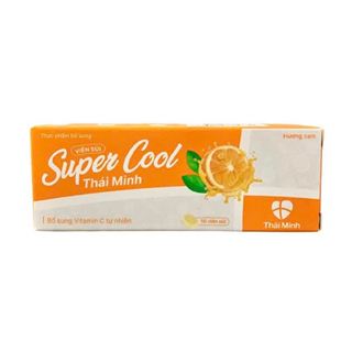 Viên sủi Super Cool TM( Hương cam) 10 tuýp