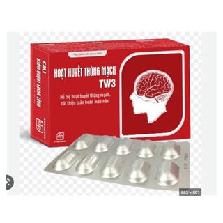 Hoạt huyết thông mạch TW3; hộp 3 vỉ x 10 viên