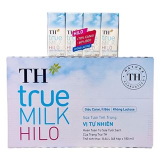 STTT vị TN TH true Milk Hilo180ml48