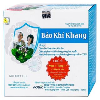 Bảo Khí Khang Hộp/2Lọ x 60 Viên