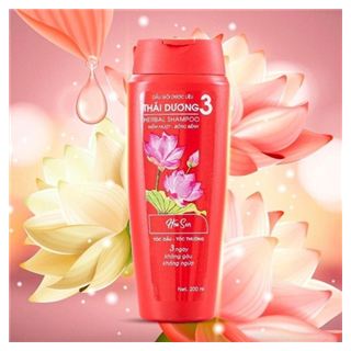Dầu gội dược liệu thái dương 3 (Chai 200ml, Hoa Sen)