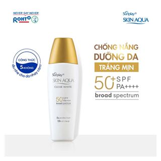 Sua chong nang duong da trang min(sunplay skin aqua clear white) 25g-eco