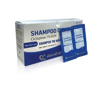 Shampoo ciclopirox - Thùng 54 hộp x 20 gói 6ml