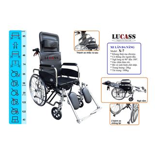 Xe lăn cho người khuyết tật X-7A