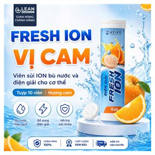 Thực phẩm bảo vệ sức khỏe sủi điện giải Fresh Ion