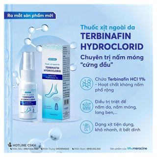 Thuốc xịt ngoài da Terbinafin hydroclorid (Hộp 1 lọ x 15ml)