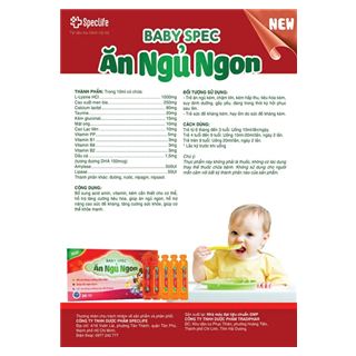 Baby Spec Ăn Ngủ Ngon