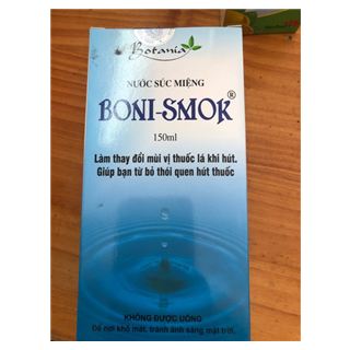 Nước súc miệng BoniSmok 150ml