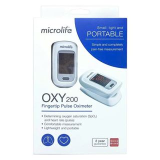 Máy đo nồng độ oxy trong máu spo2 microlife oxy 200