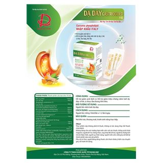 Thực phẩm bảo vệ sức khỏe Dạ Dày Gastrogold YĐ(Hộp 15 gói)