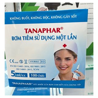 Bơm tiêm sử dụng một lần TANAPHAR 5ml/cc