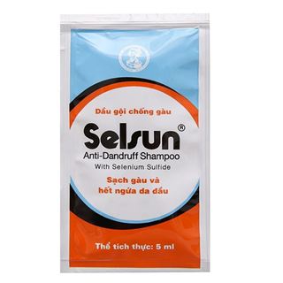 Dau goi chong gau (selsun anti-dandruff shampoo) 5ml