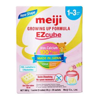 GU560 - SPDD CT Meiji Growing up Formula Ezcube 560g