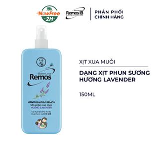 San pham xua muoi dang xit huong lavender (remos lavender) 150ml