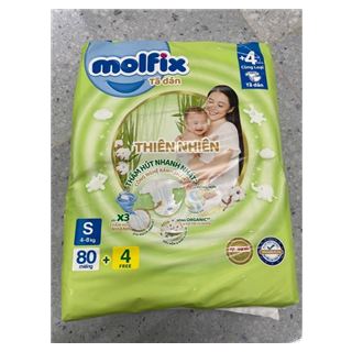 Tã dán Molfix Size S (80 miếng)