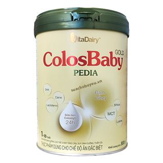 Thực phẩm dùng cho chế độ ăn đặc biệt Colosbaby Gold Pedia 800g - M (BM1)