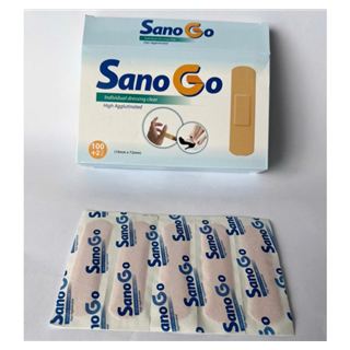 Băng dán y tế cá nhân Sano Go, hộp 102 miếng
