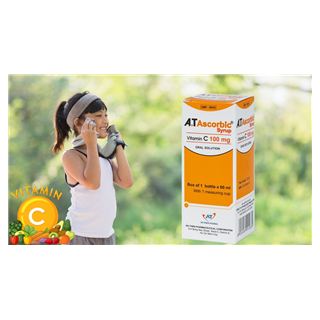 A.T Ascorbic syrup ( Hộp 1 chai 60 ml )