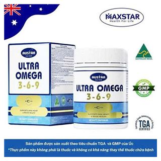 Austar Ultra Omega 3-6-9 - Viên uống hỗ trợ sức khỏe (60v/hộp)