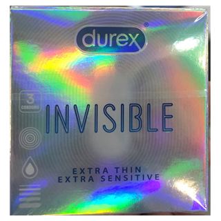 Durex- bcs invisible extra thin/sens 3s