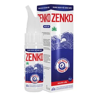 Dung Dịch Vệ Sinh Mũi Zenko Người Lớn - Hộp x 1 Chai x 70 ml