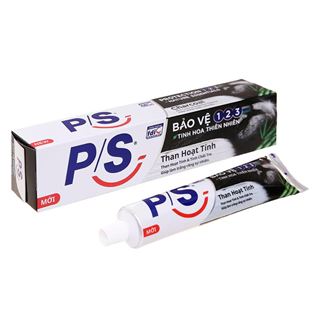 P/S KĐR Trắng Răng Than Hoạt Tính & Tre 180g/36 ống