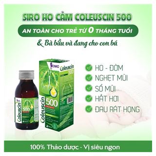 TPBVSK COLEUSCIN 500 ( Lọ 100 ml )