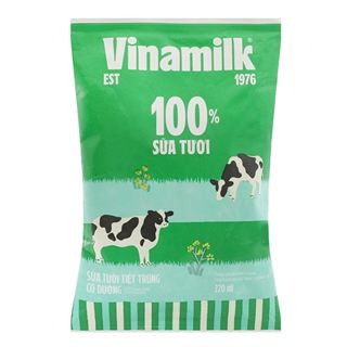 Sữa Vinamilk Có đường 220ml ( dạng bịch)
