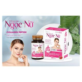 Thực phẩm bảo vệ sức khoẻ HỒNG SÂM NGỌC NỮ (Hộp 1 lọ x 30 viên)