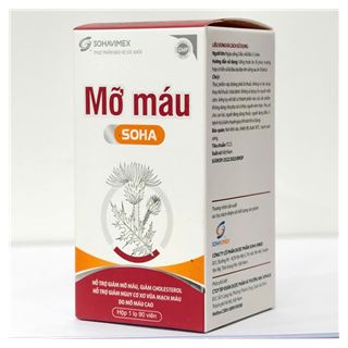 TPBVSK Mỡ Máu Soha ( Hộp 90v)